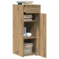 vidaXL Πλαϊνό γραφείο Artisan Oak 30 x 42,5 x 93 εκ.