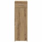 vidaXL Πλαϊνό γραφείο Artisan Oak 30 x 42,5 x 93 εκ.
