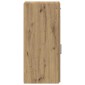 vidaXL Πλαϊνό γραφείο Artisan Oak 30 x 42,5 x 93 εκ.
