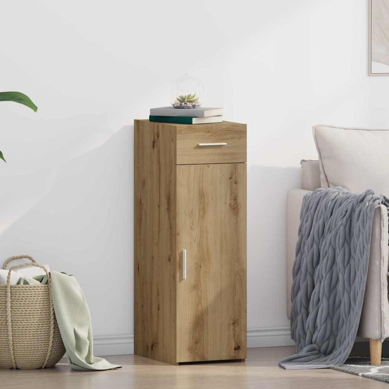 vidaXL Πλαϊνό γραφείο Artisan Oak 30 x 42,5 x 93 εκ.