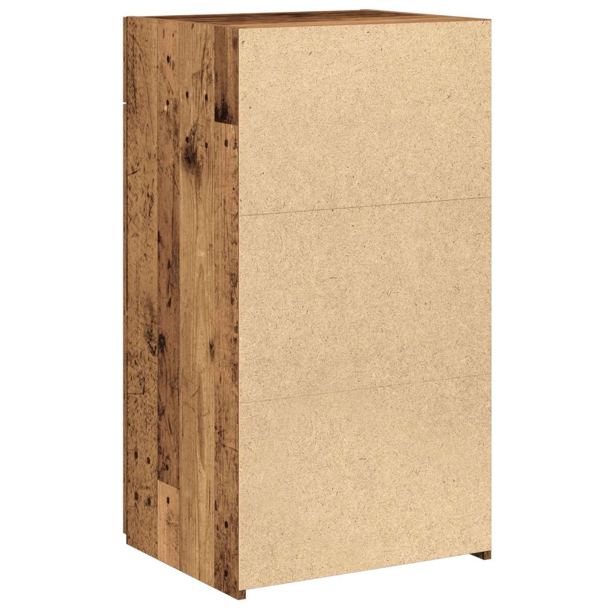 vidaXL Πλαϊνό γραφείο με συρτάρι Παλιό ξύλο 50 x 42,5 x 93 εκ.