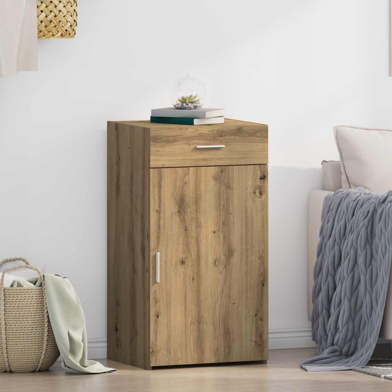 vidaXL Πλαϊνό γραφείο Artisan Oak 50 x 42,5 x 93 εκ.