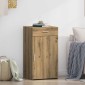 vidaXL Πλαϊνό γραφείο Artisan Oak 50 x 42,5 x 93 εκ.