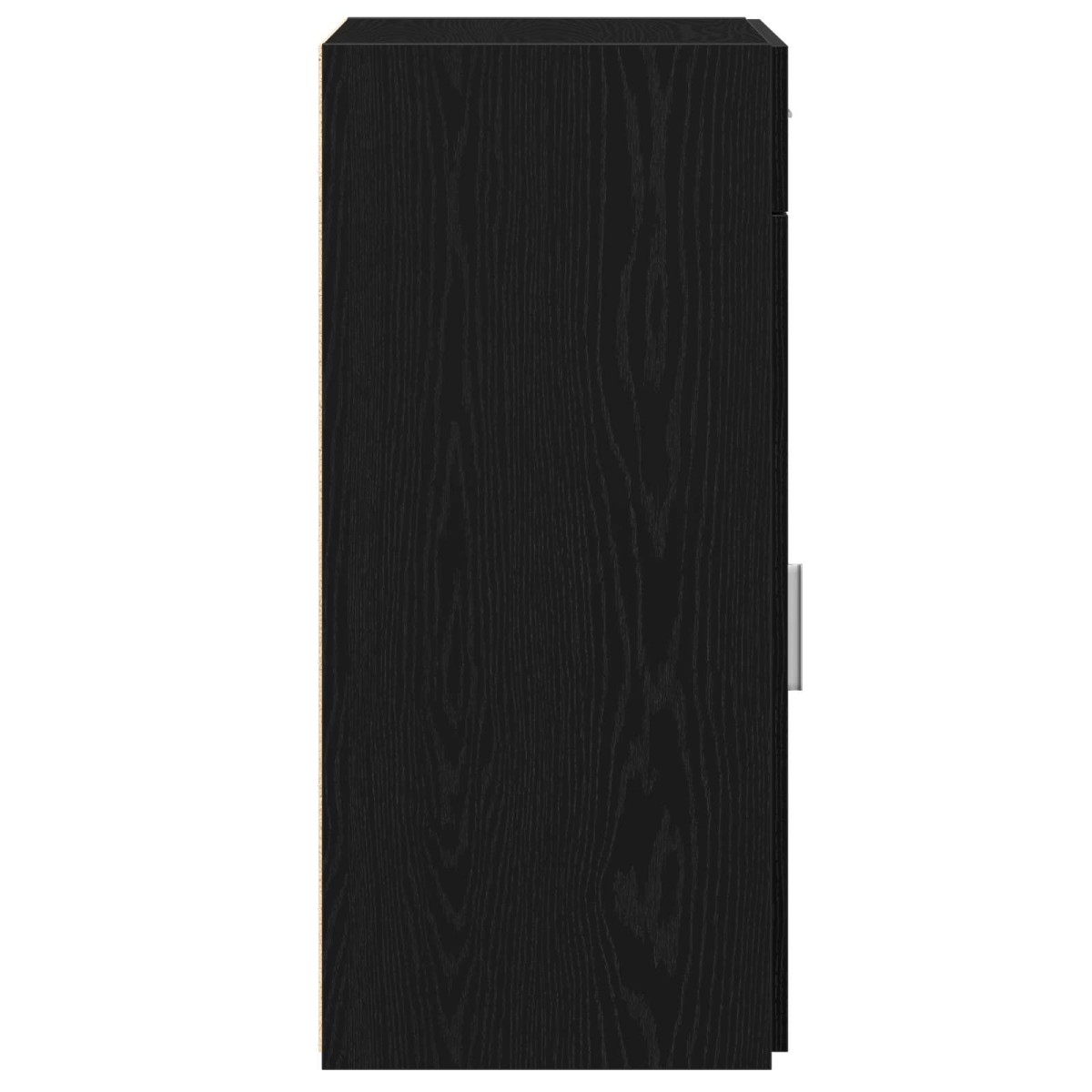 vidaXL Πλαϊνό γραφείο με συρτάρι Μαύρη Οξυά 50 x 42,5 x 93 εκ.