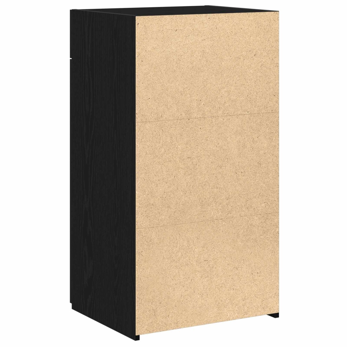 vidaXL Πλαϊνό γραφείο με συρτάρι Μαύρη Οξυά 50 x 42,5 x 93 εκ.