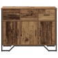 vidaXL Πλαϊνό γραφείο με συρτάρι Παλιό ξύλο 97 x 32,5 x 74,5 εκ.