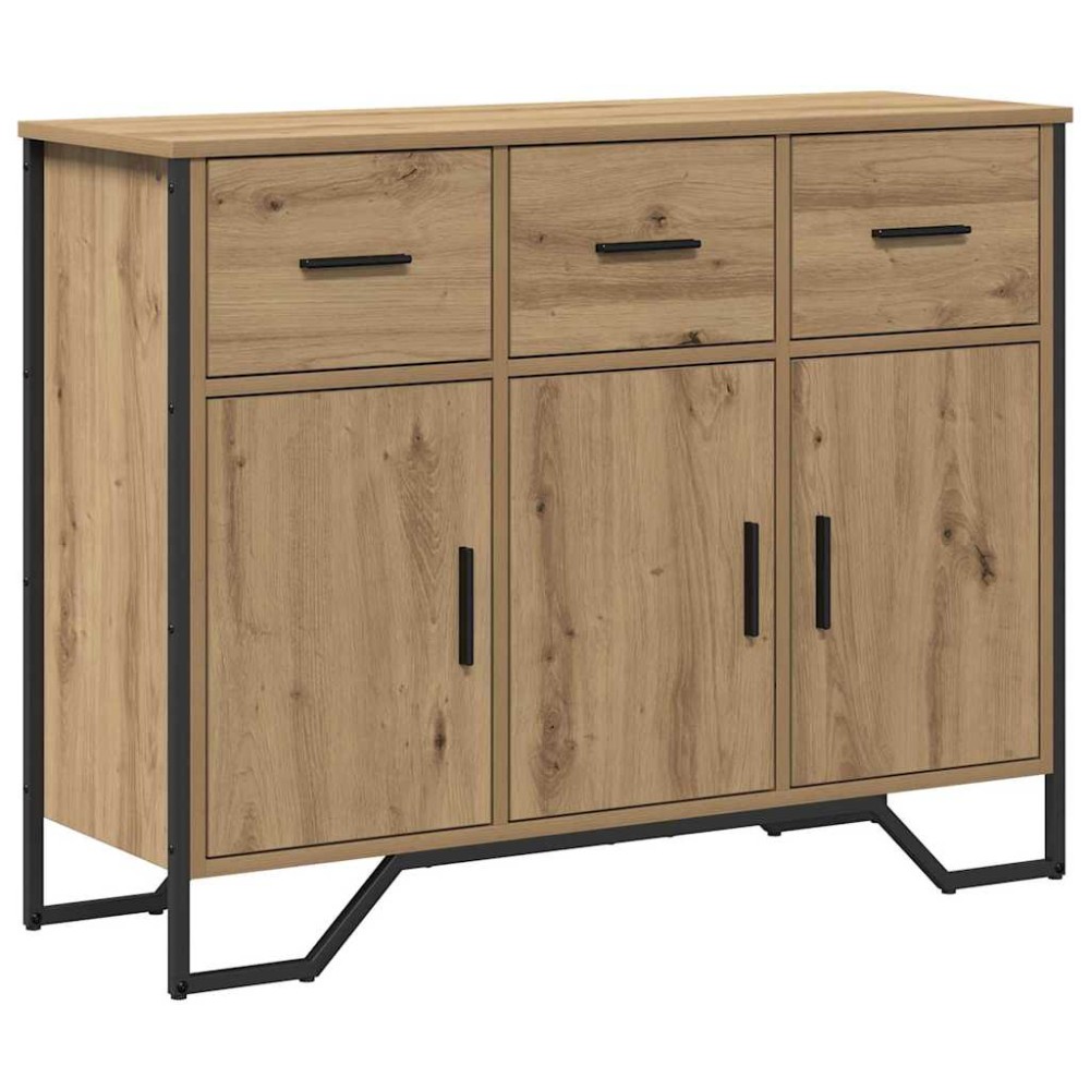 vidaXL Πλαϊνό γραφείο Artisan Oak 97 x 32,5 x 74,5 εκ.