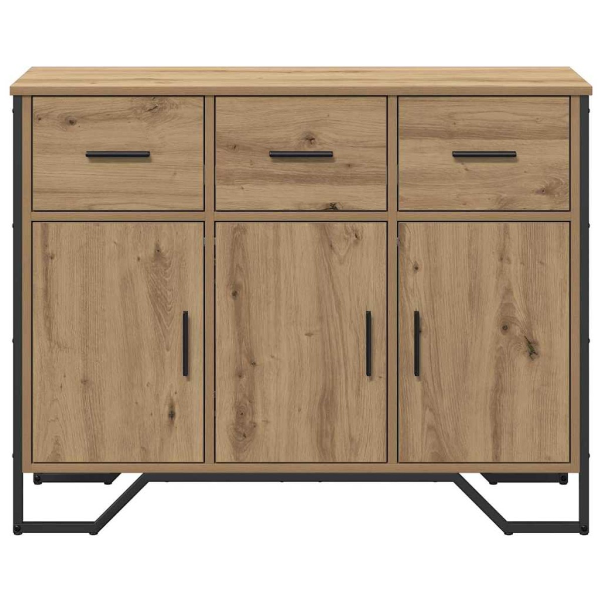 vidaXL Πλαϊνό γραφείο Artisan Oak 97 x 32,5 x 74,5 εκ.