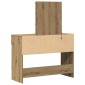 vidaXL Τραπέζι περιποίησης Artisan Oak 100 x 40 x 130 εκ