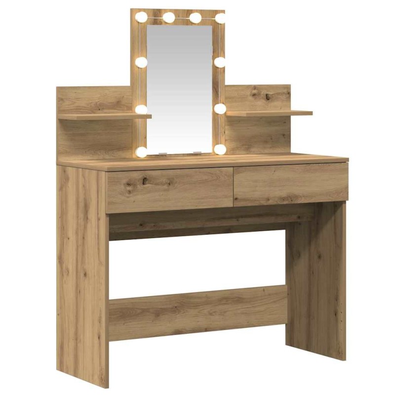 vidaXL Τραπέζι περιποίησης Artisan Oak 100 x 40 x 130 εκ