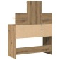 vidaXL Τραπέζι περιποίησης Artisan Oak 100 x 40 x 130 εκ