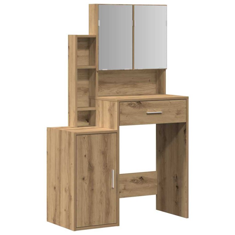 vidaXL Τραπέζι περιποίησης Artisan Oak 80 x 35 x 132 εκ.