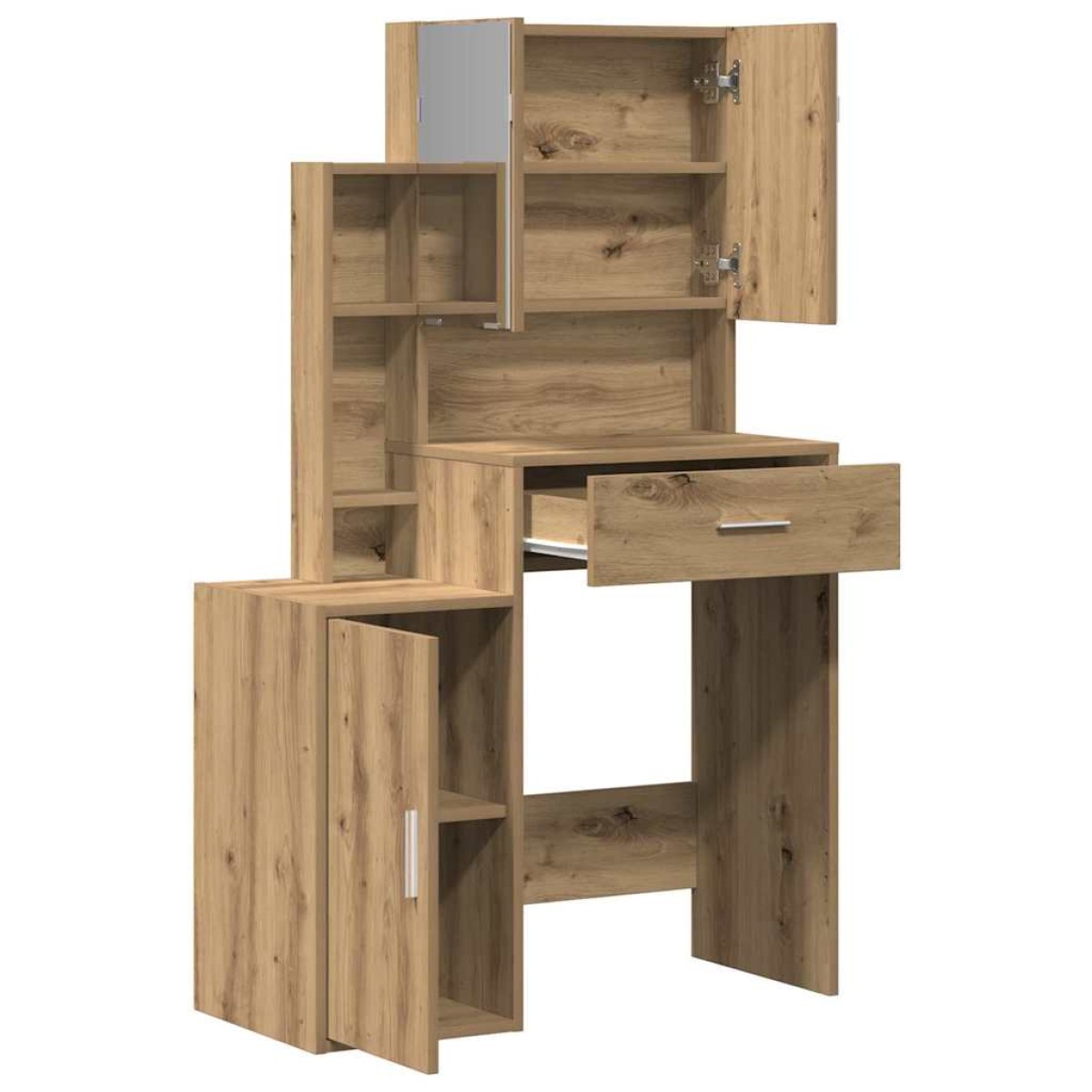 vidaXL Τραπέζι περιποίησης Artisan Oak 80 x 35 x 132 εκ.