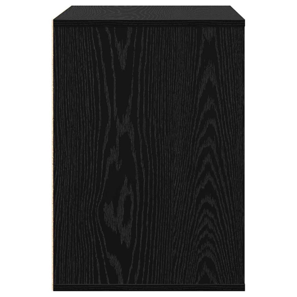 vidaXL Ντουλάπι με Συρτάρια 3-Συρτάρι Μαύρο 61 x 41 x 58 εκ