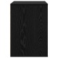 vidaXL Ντουλάπι με Συρτάρια 3-Συρτάρι Μαύρο 61 x 41 x 58 εκ