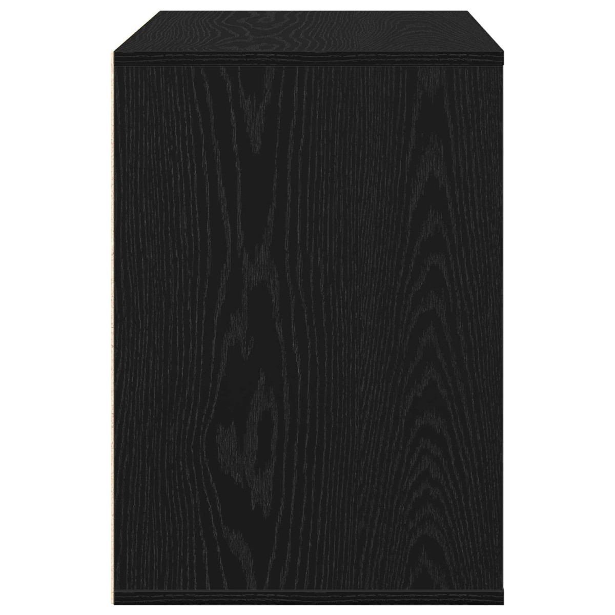 vidaXL Ντουλάπι με Συρτάρια 3-Συρτάρι Μαύρο 80 x 41 x 58 εκ.