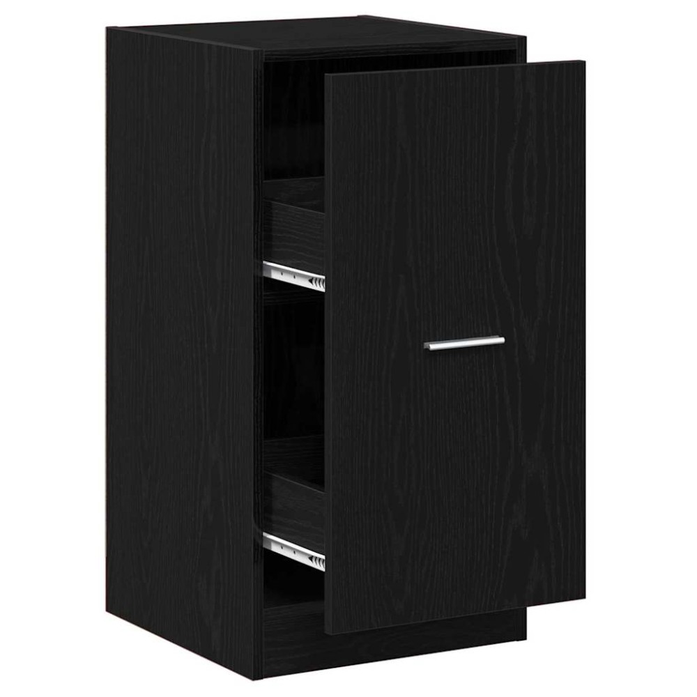 vidaXL Φαρμακοποιϊκή Ντουλάπα Μαύρη δρυς 40 x 41 x 77.5 εκ.