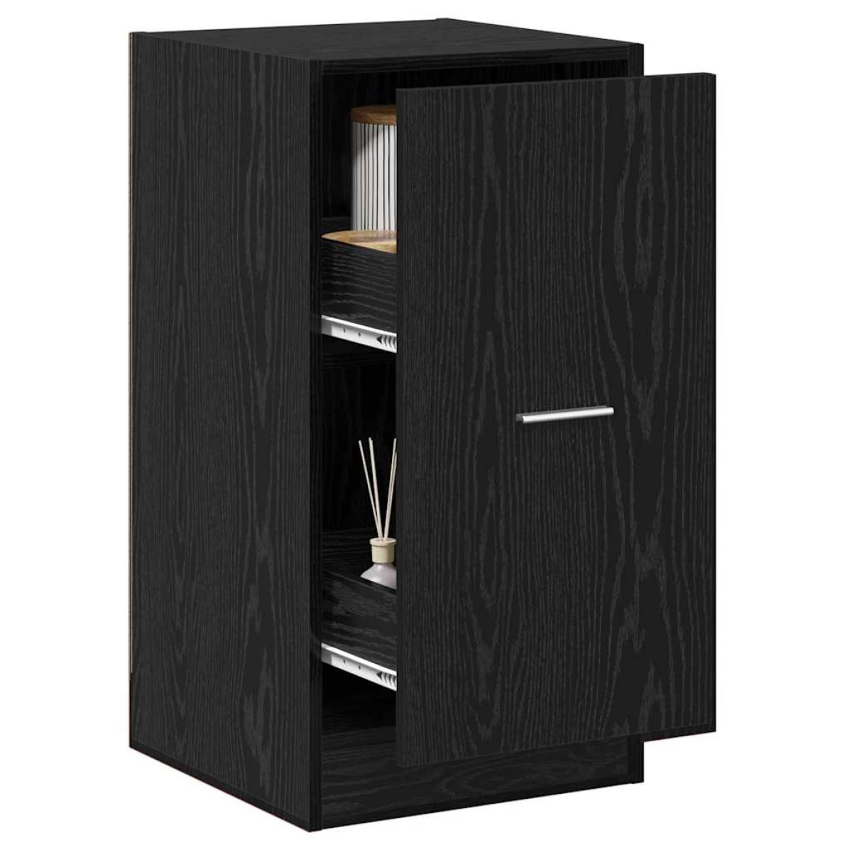 vidaXL Φαρμακοποιϊκή Ντουλάπα Μαύρη δρυς 40 x 41 x 77.5 εκ.
