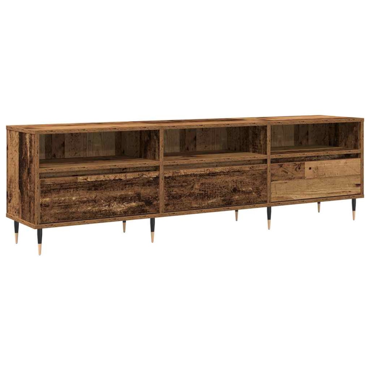 vidaXL Ντουλάπι TV 150 x 30 x 45 εκ Παλιό Ξύλο Επεξεργασμένο Ξύλο
