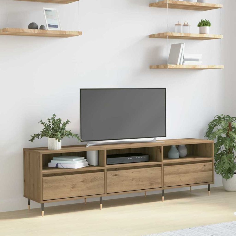 vidaXL Ντουλάπι TV 150 x 30 x 45 εκ Artisan Oak Επεξεργασμένο Ξύλο