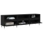 vidaXL Ντουλάπι TV 150 x 30 x 45 εκ Μαύρη Οξυά Επεξεργασμένο Ξύλο
