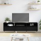 vidaXL Ντουλάπι TV 150 x 30 x 45 εκ Μαύρη Οξυά Επεξεργασμένο Ξύλο