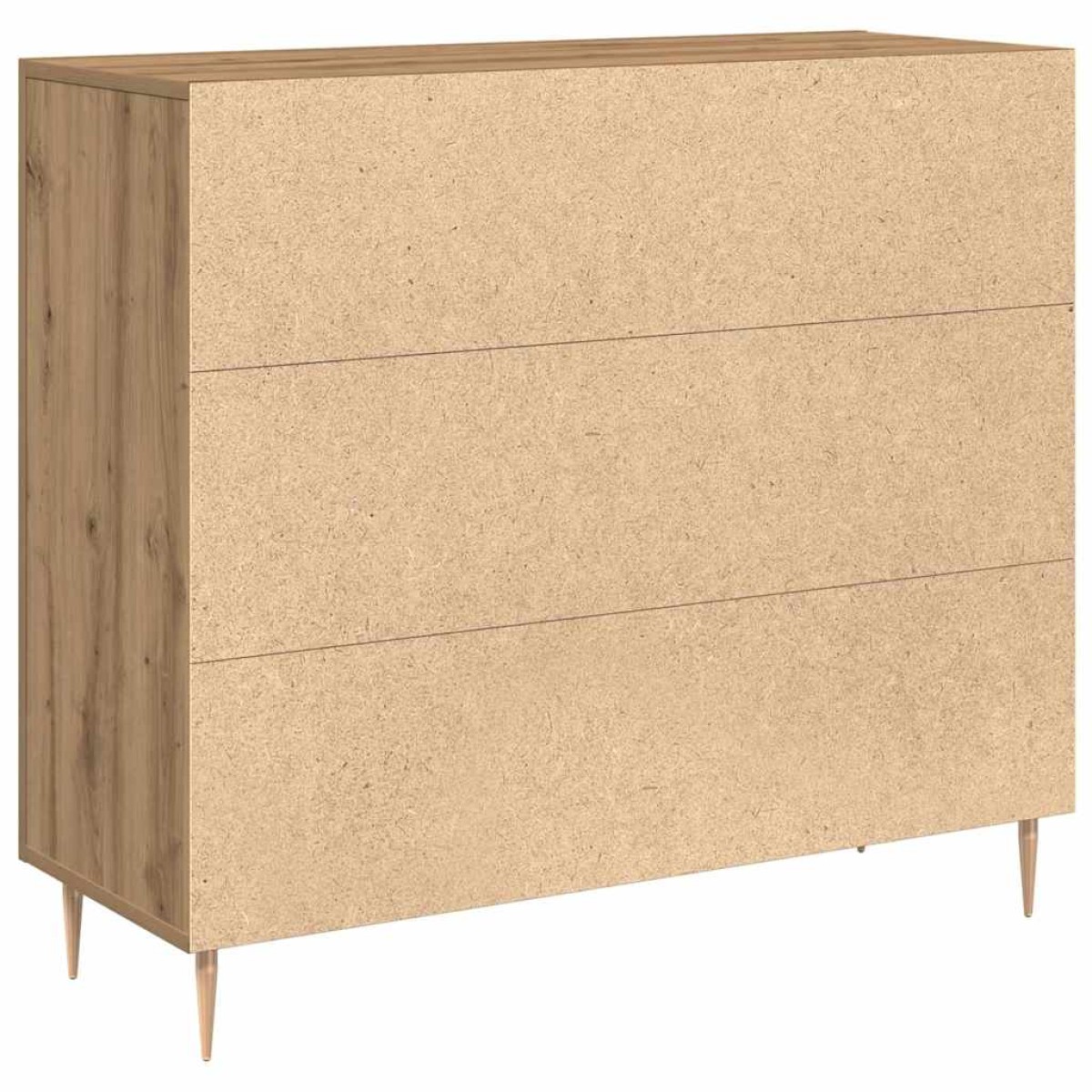 vidaXL Πλαϊνό γραφείο Artisan Oak 90 x 34 x 80 εκ. Επεξεργασμένο Ξύλο