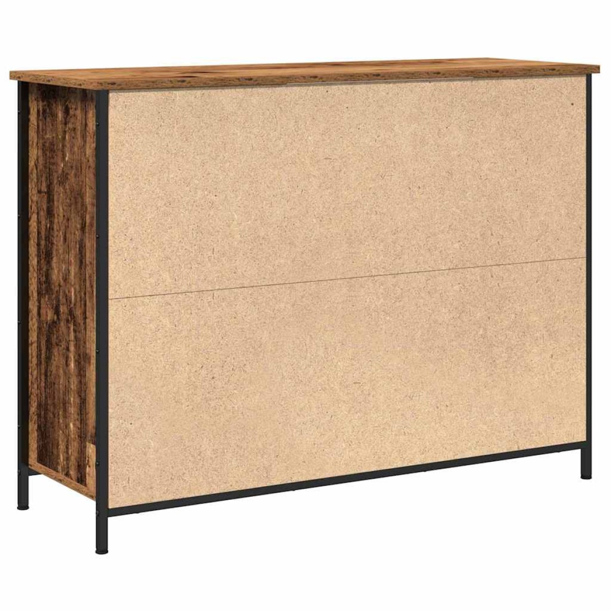 vidaXL Πλαϊνό γραφείο Παλιό ξύλο 100 x 35 x 75 εκ.