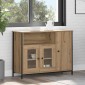 vidaXL Πλαϊνό γραφείο Artisan Oak 100 x 35 x 75 εκ.