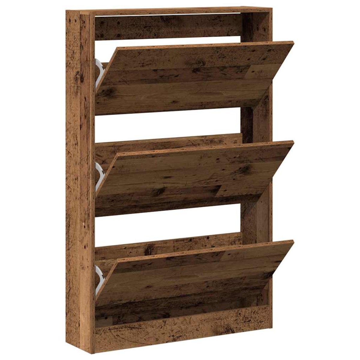 vidaXL Ντουλάπα Παπουτσιών 80 x 21 x 125,5 cm Επεξεργασμένο Ξύλο