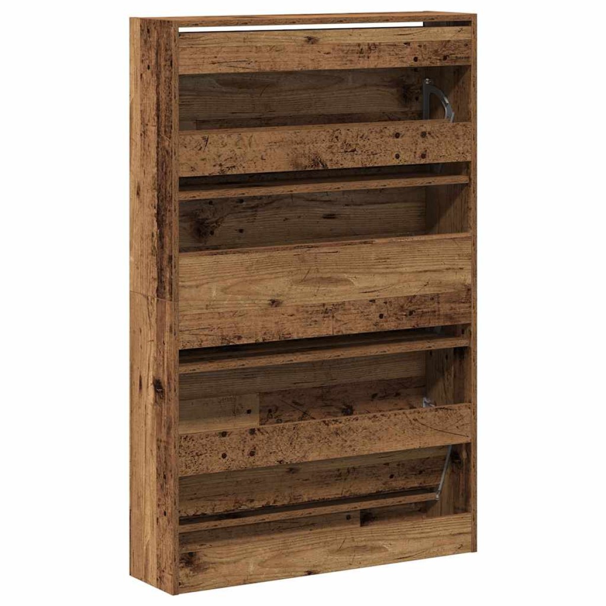 vidaXL Ντουλάπα Παπουτσιών 80 x 21 x 125,5 cm Επεξεργασμένο Ξύλο
