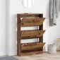 vidaXL Ντουλάπα Παπουτσιών 80 x 21 x 125,5 cm Επεξεργασμένο Ξύλο