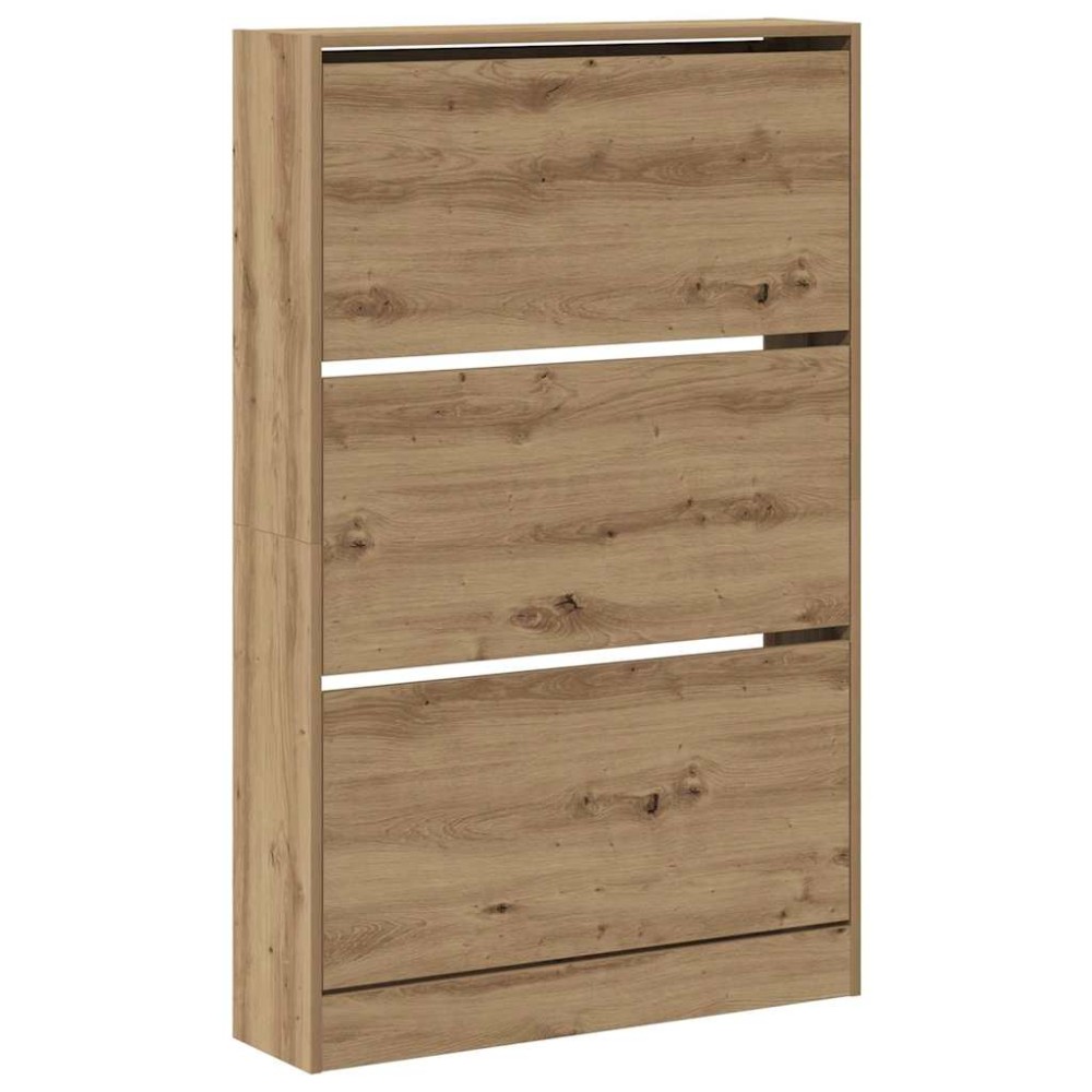 vidaXL Ντουλάπα Παπουτσιών 80 x 21 x 125,5 cm Επεξεργασμένο Ξύλο