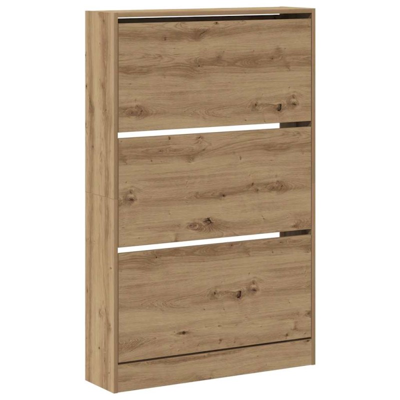 vidaXL Ντουλάπα Παπουτσιών 80 x 21 x 125,5 cm Επεξεργασμένο Ξύλο