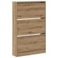 vidaXL Ντουλάπα Παπουτσιών 80 x 21 x 125,5 cm Επεξεργασμένο Ξύλο