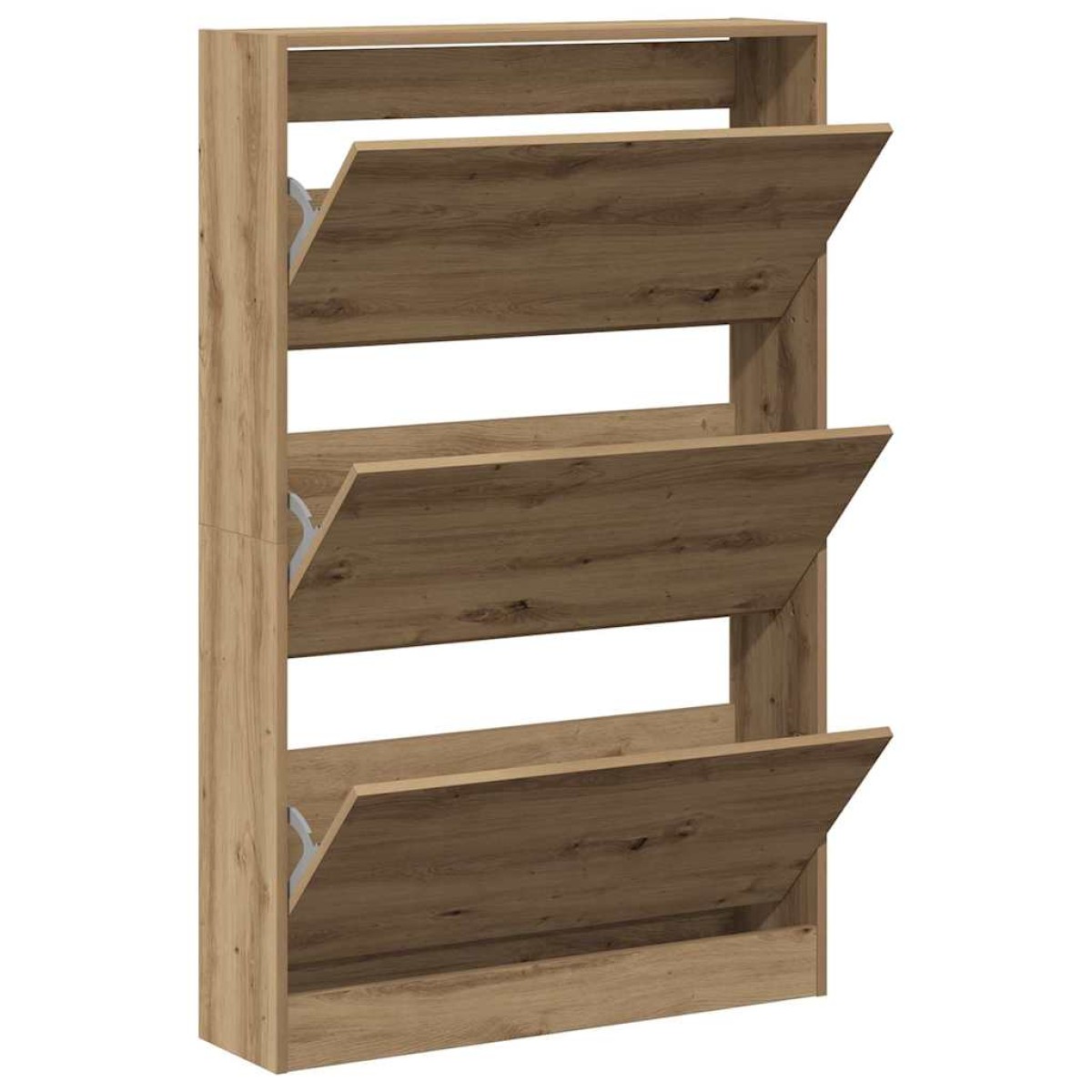 vidaXL Ντουλάπα Παπουτσιών 80 x 21 x 125,5 cm Επεξεργασμένο Ξύλο