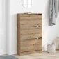 vidaXL Ντουλάπα Παπουτσιών 80 x 21 x 125,5 cm Επεξεργασμένο Ξύλο