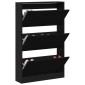 vidaXL Ντουλάπα Παπουτσιών 80 x 21 x 125,5 cm Επεξεργασμένο Ξύλο