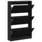 vidaXL Ντουλάπα Παπουτσιών 80 x 21 x 125,5 cm Επεξεργασμένο Ξύλο