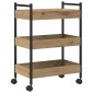 vidaXL Καρότσι Κουζίνας Artisan Oak 50 x 30 x 70 εκ.