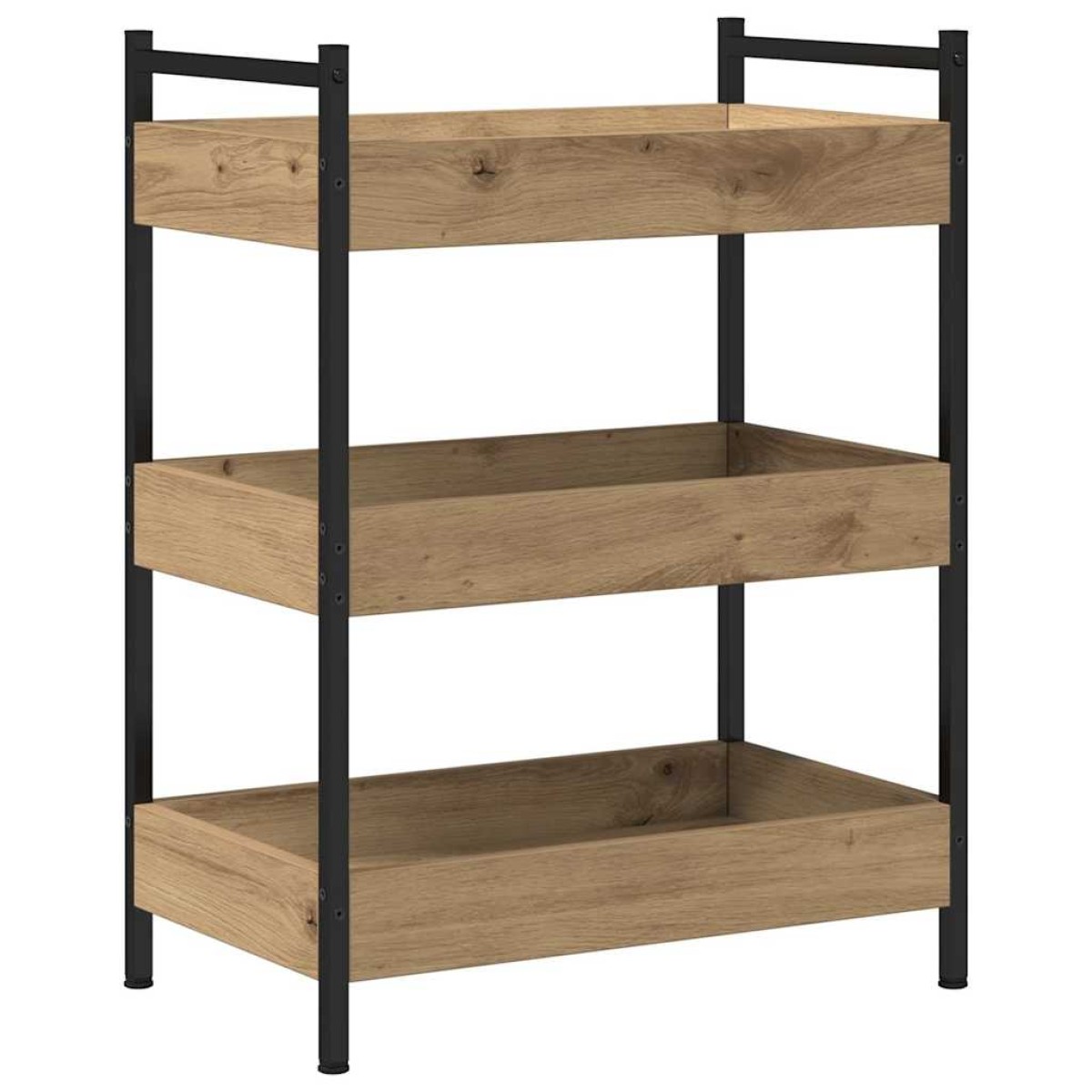 vidaXL Καρότσι Κουζίνας Artisan Oak 50 x 30 x 70 εκ.