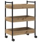 vidaXL Καρότσι Κουζίνας Artisan Oak 50 x 30 x 70 εκ.
