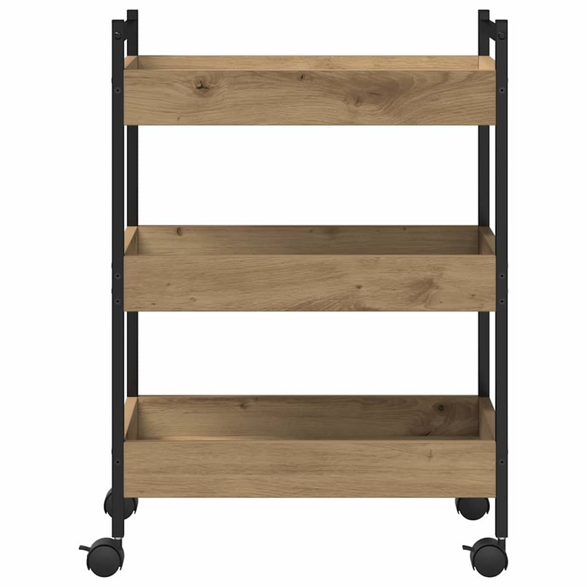 vidaXL Καρότσι Κουζίνας Artisan Oak 50 x 30 x 70 εκ.