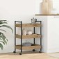 vidaXL Καρότσι Κουζίνας Artisan Oak 50 x 30 x 70 εκ.
