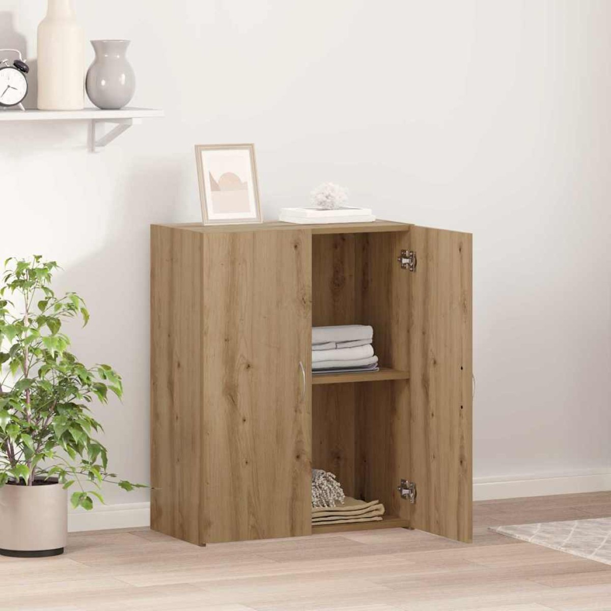 vidaXL Γραφείο Ντουλάπι Artisan Δρυς 70 x 32 x 77.5 εκ