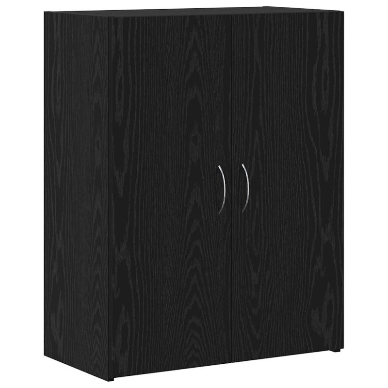 vidaXL Γραφείο Ντουλάπι Μαύρη Δρυς 70 x 32 x 77.5 εκ