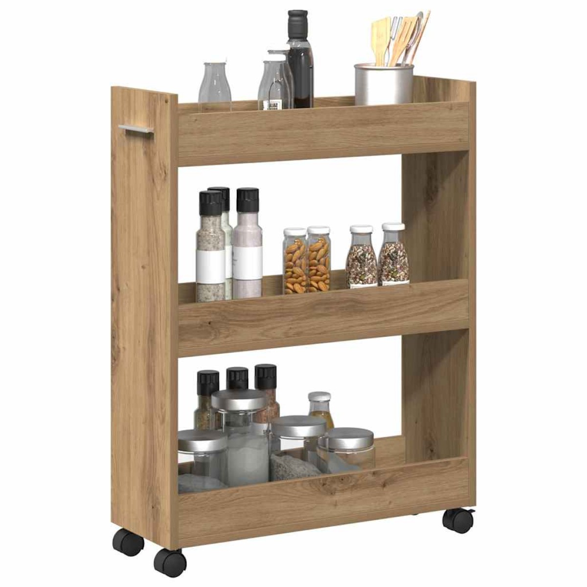 vidaXL Ντουλαπιού (Cabinet) 60 x 22 x 79 εκ Artisan Oak