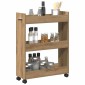 vidaXL Ντουλαπιού (Cabinet) 60 x 22 x 79 εκ Artisan Oak