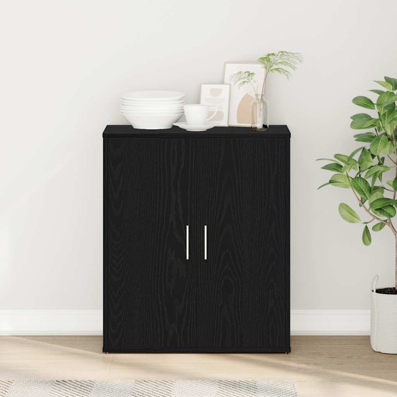 vidaXL Μπουφές Μαύρης Δρυός 60x31x70 εκ. από Τεχνητό Ξύλο