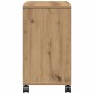 vidaXL Κοντρόλ Τραπέζι artisan δρυς 50 x 30 x 55 εκ.